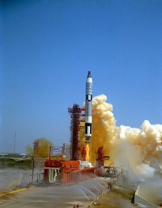 Rocket launch Gemini 4
