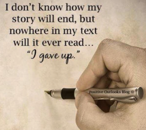Quote Never Give Up