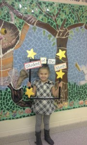 Adriana student of the month!