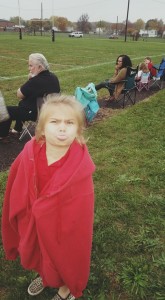 Adriana sticking tongue out