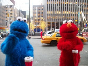 Elmo and Cookie