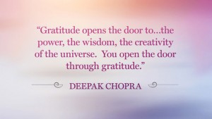 Gratitude Deepok Chopra
